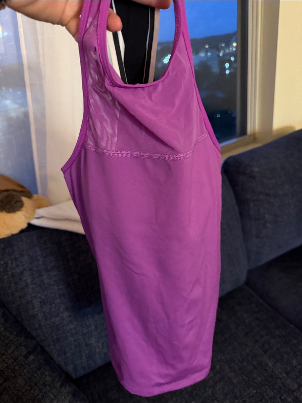 Reebok Purple Racerback Tank Top